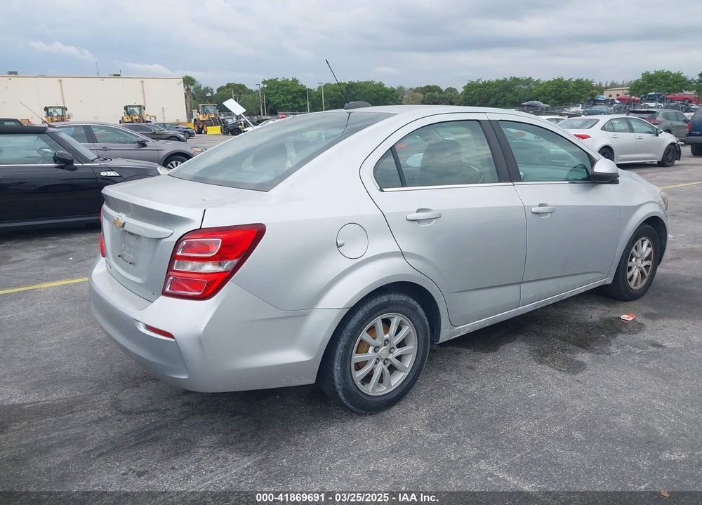 2017 CHEVROLET SONIC LT AUTO VIN: 1G1JD5SH4H4131924