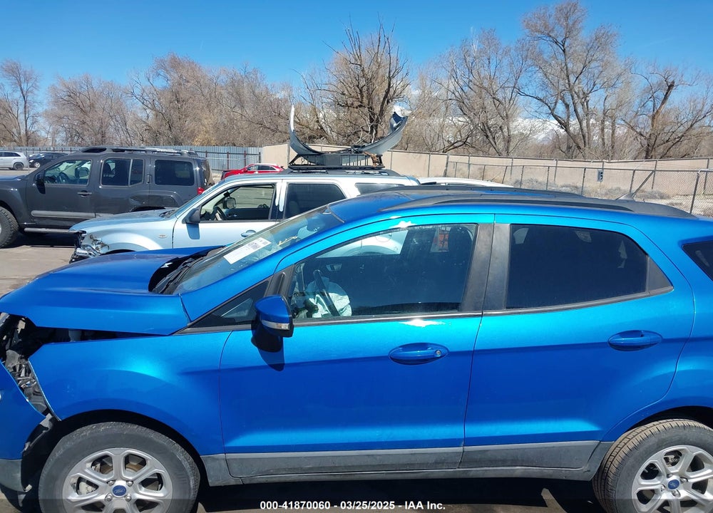 2019 FORD ECOSPORT SE VIN: MAJ6S3GL8KC302214