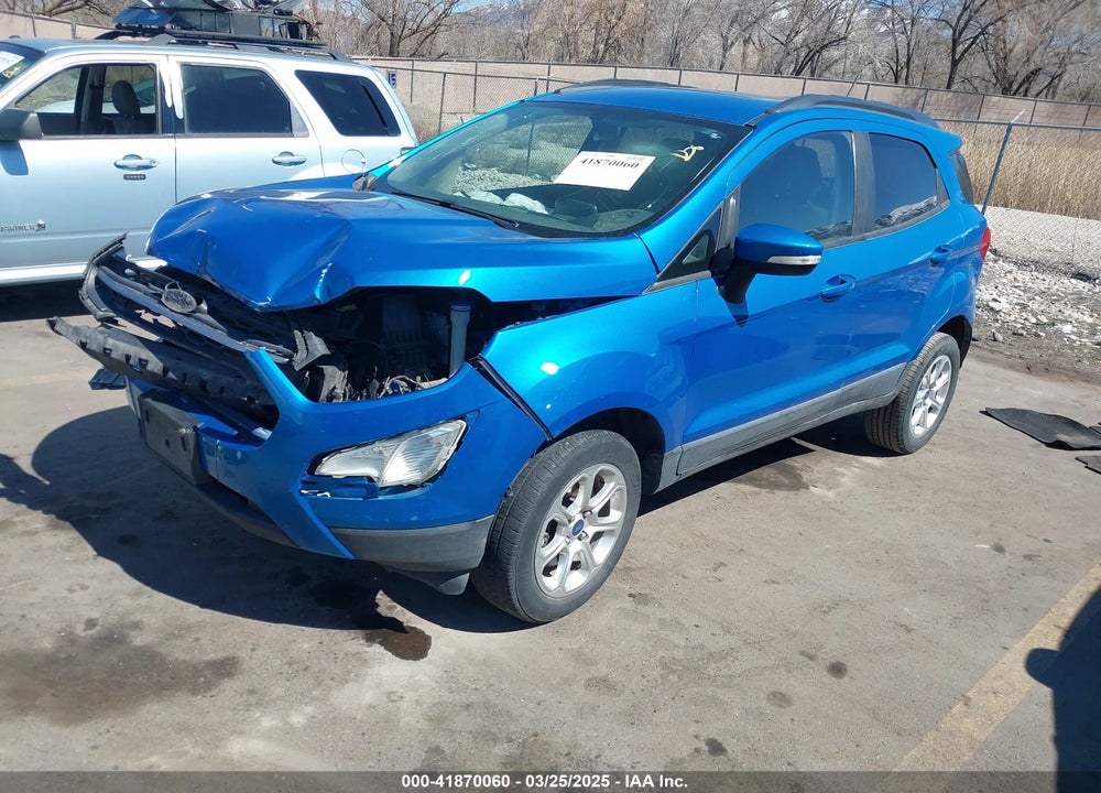 2019 FORD ECOSPORT SE VIN: MAJ6S3GL8KC302214