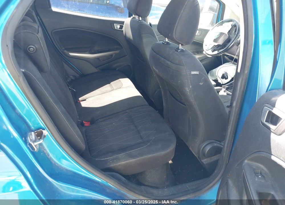 2019 FORD ECOSPORT SE VIN: MAJ6S3GL8KC302214