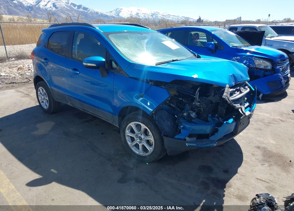 2019 FORD ECOSPORT SE VIN: MAJ6S3GL8KC302214