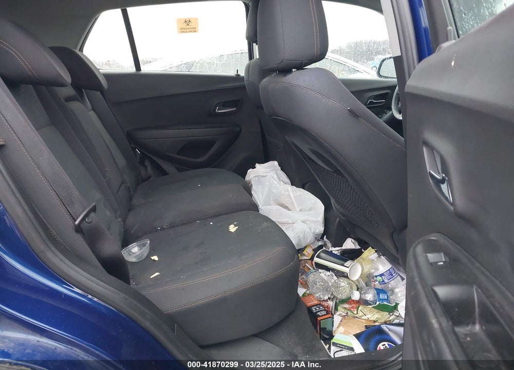 2017 CHEVROLET TRAX VIN: 3GNCJNSB1HL190015