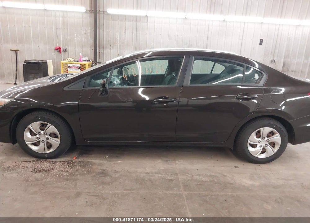 2014 HONDA CIVIC LX VIN: 2HGFB2F53EH518238