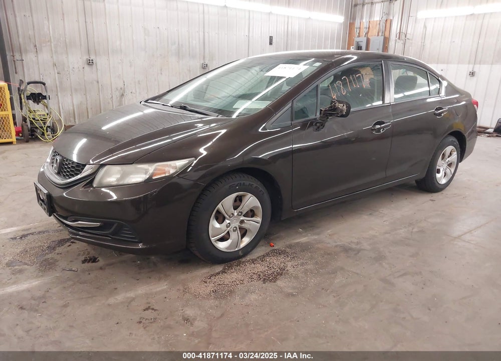 2014 HONDA CIVIC LX VIN: 2HGFB2F53EH518238