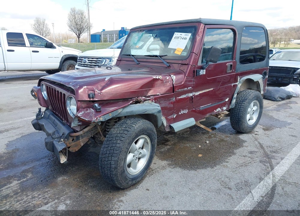2001 JEEP WRANGLER / VIN: 1J4FA29P21P300094