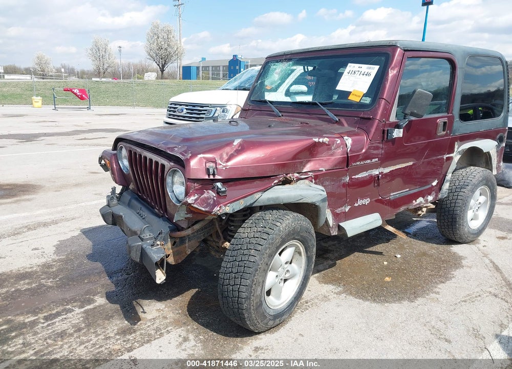 2001 JEEP WRANGLER / VIN: 1J4FA29P21P300094