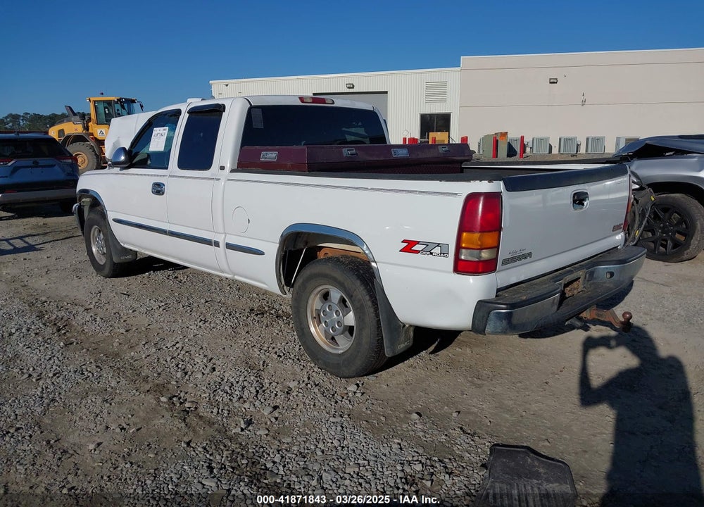 2002 GMC SIERRA 1500 SLE VIN: 2GTEK19T121283082