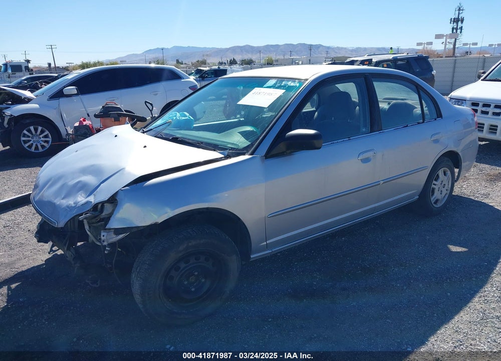 2002 HONDA CIVIC LX VIN: 2HGES16542H590910