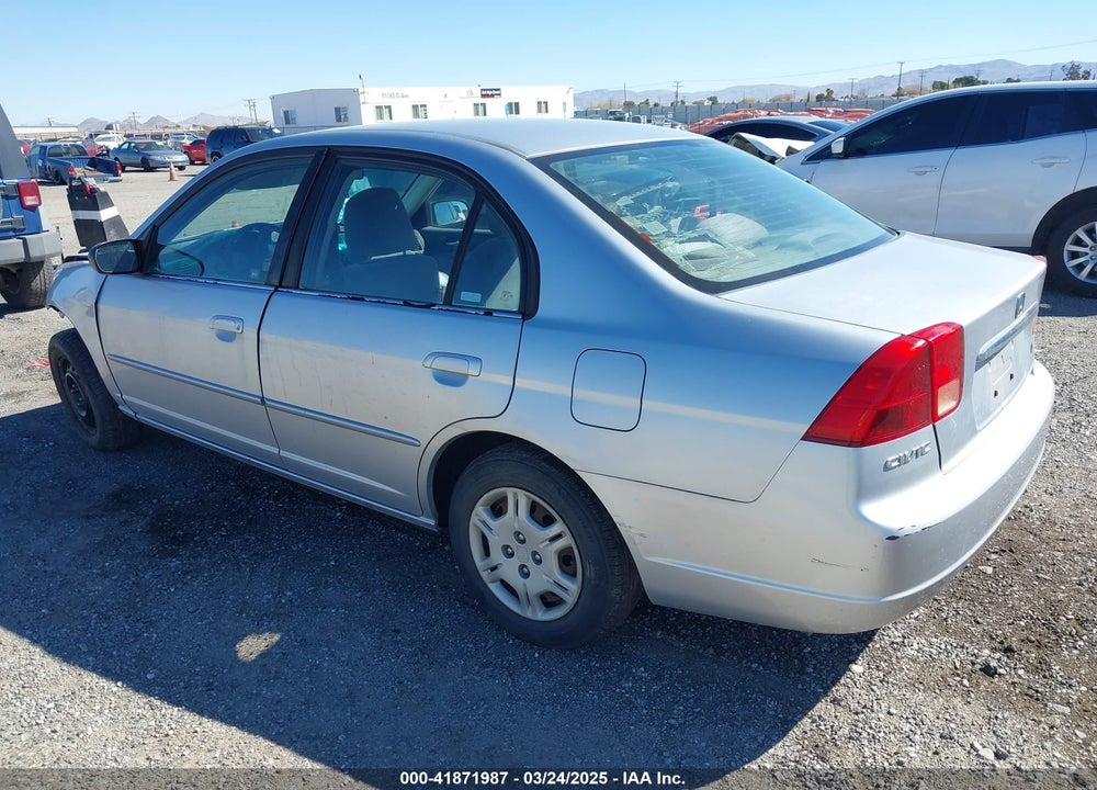 2002 HONDA CIVIC LX VIN: 2HGES16542H590910