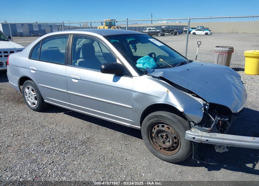 2002 HONDA CIVIC LX VIN: 2HGES16542H590910