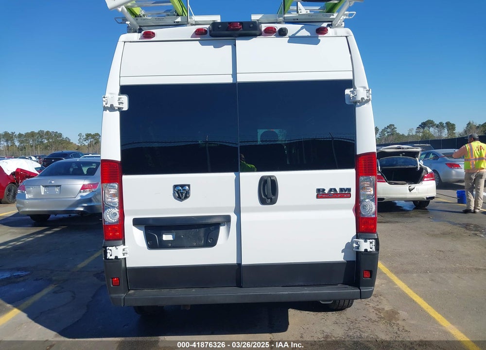 2021 RAM PROMASTER 1500 HIGH ROOF 136 WB VIN: 3C6LRVBG6ME546414