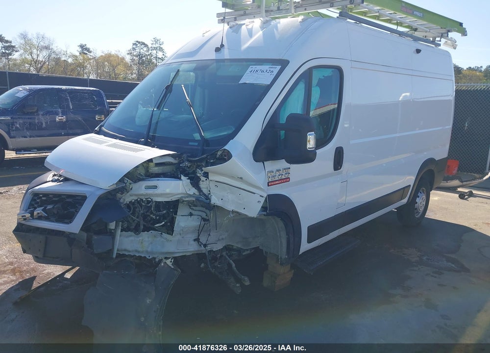 2021 RAM PROMASTER 1500 HIGH ROOF 136 WB VIN: 3C6LRVBG6ME546414
