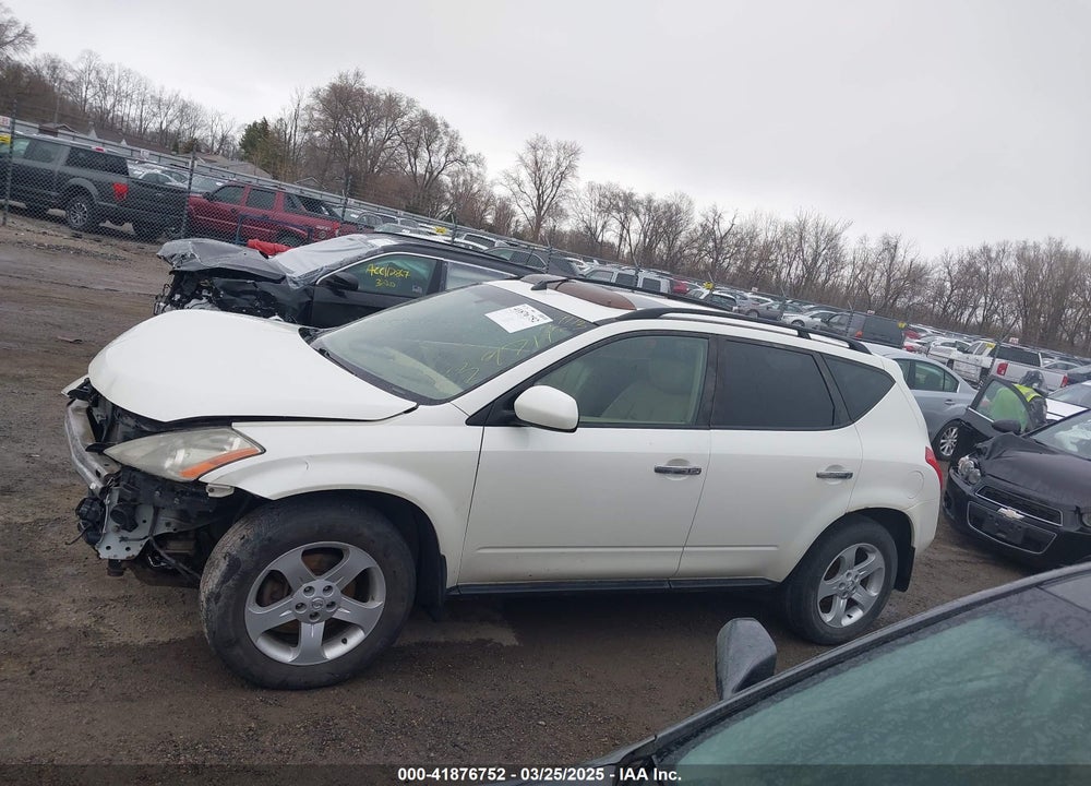 2005 NISSAN MURANO SL VIN: JN8AZ08W75W439711