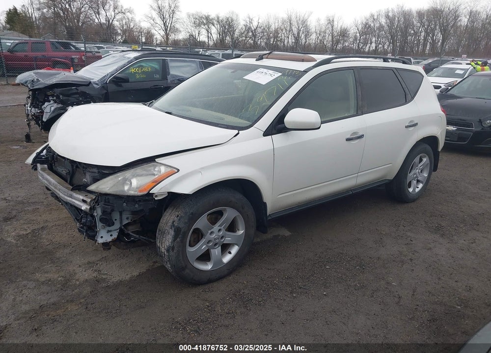 2005 NISSAN MURANO SL VIN: JN8AZ08W75W439711