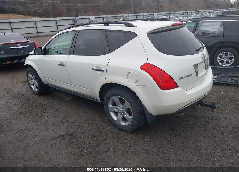 2005 NISSAN MURANO SL VIN: JN8AZ08W75W439711