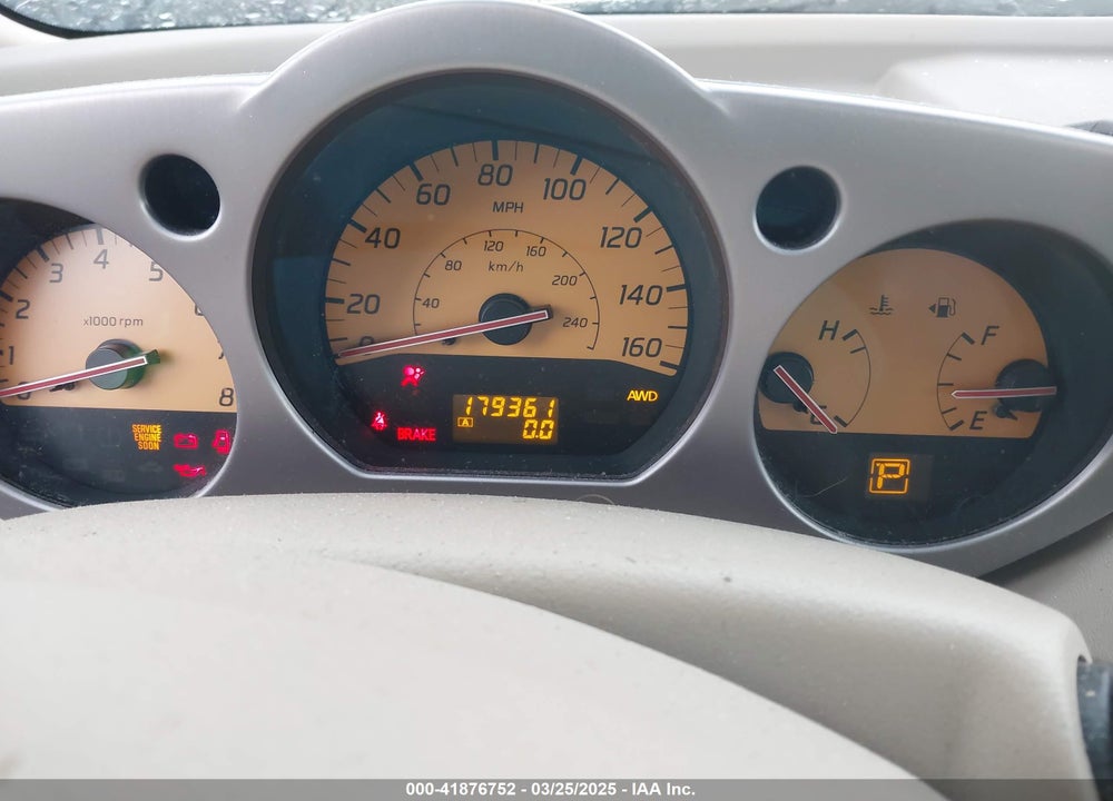 2005 NISSAN MURANO SL VIN: JN8AZ08W75W439711