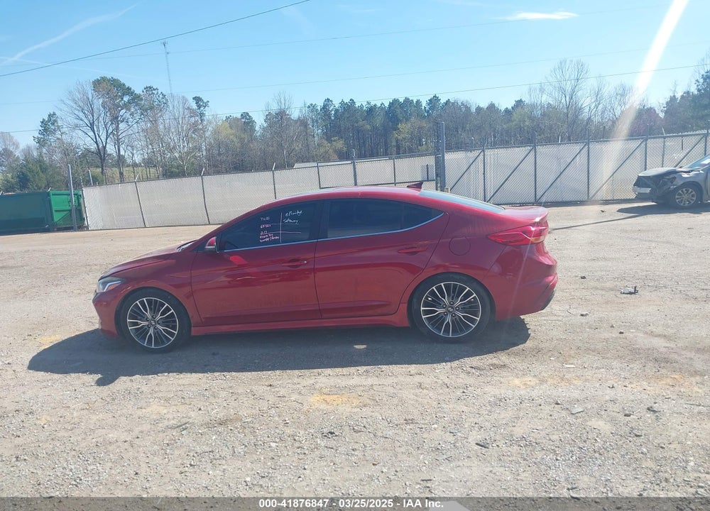 2017 HYUNDAI ELANTRA VIN: KMHD04LB4HU358434