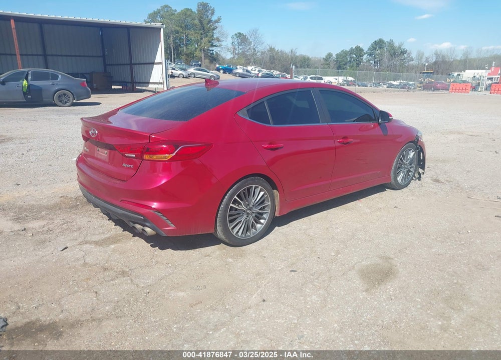 2017 HYUNDAI ELANTRA VIN: KMHD04LB4HU358434