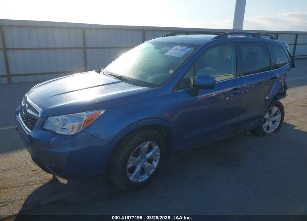 2016 SUBARU FORESTER 2.5I LIMITED VIN: JF2SJARC5GH411299