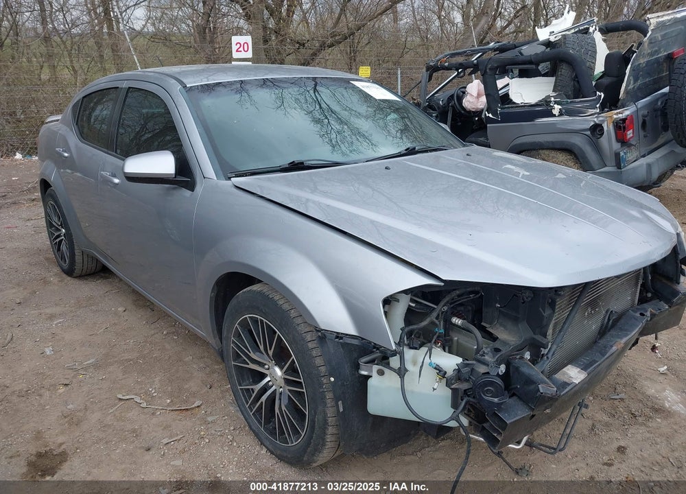 2013 DODGE AVENGER SXT VIN: 1C3CDZCB6DN521644