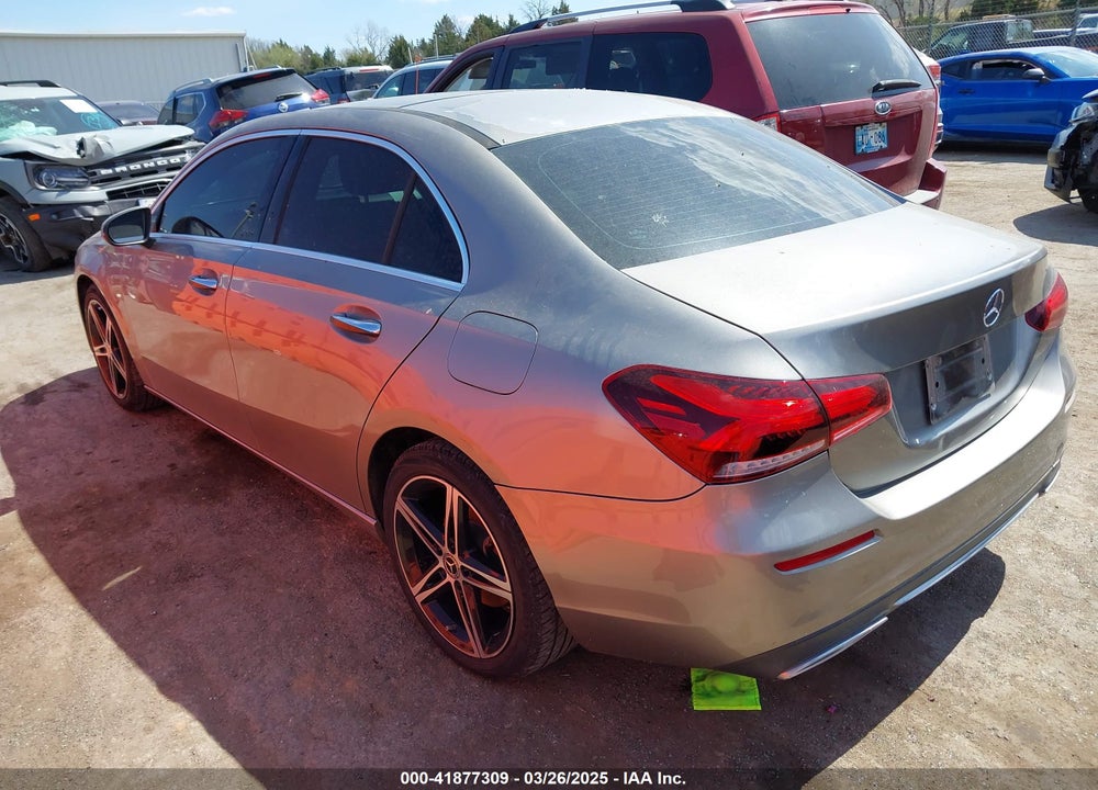 2019 MERCEDES-BENZ A-CLASS VIN: WDD3G4EB7KW002523