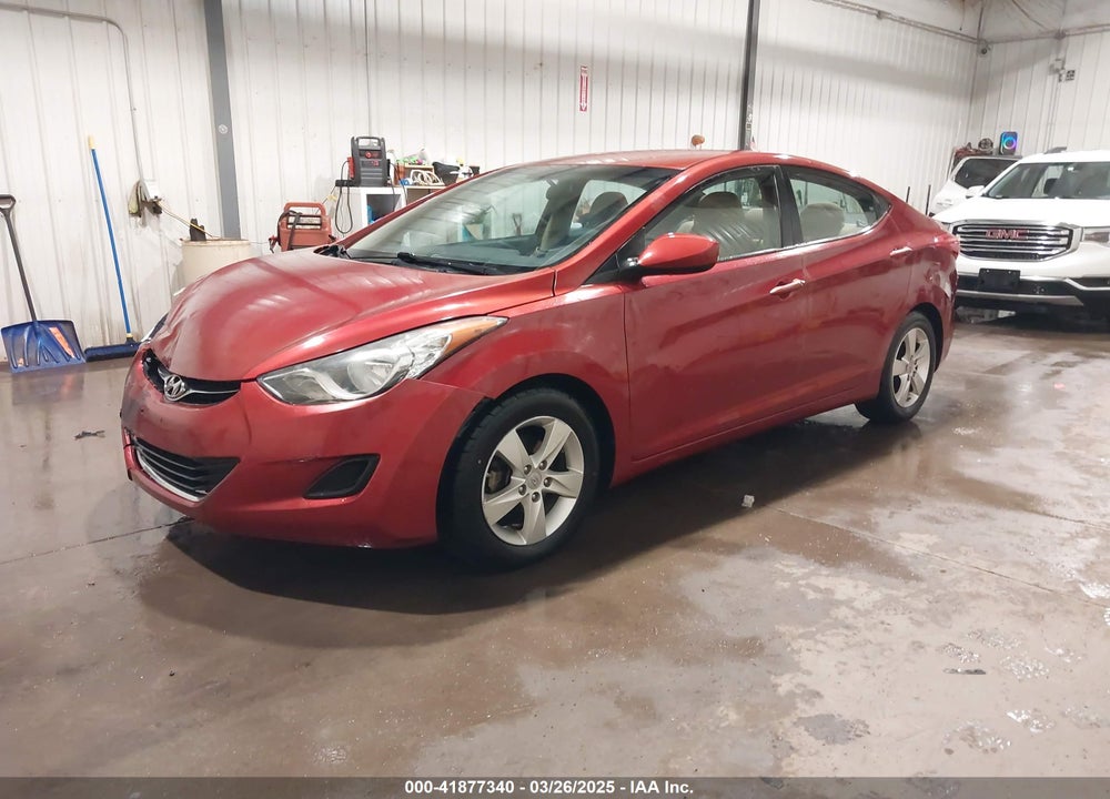 2013 HYUNDAI ELANTRA GLS VIN: 5NPDH4AE2DH262574