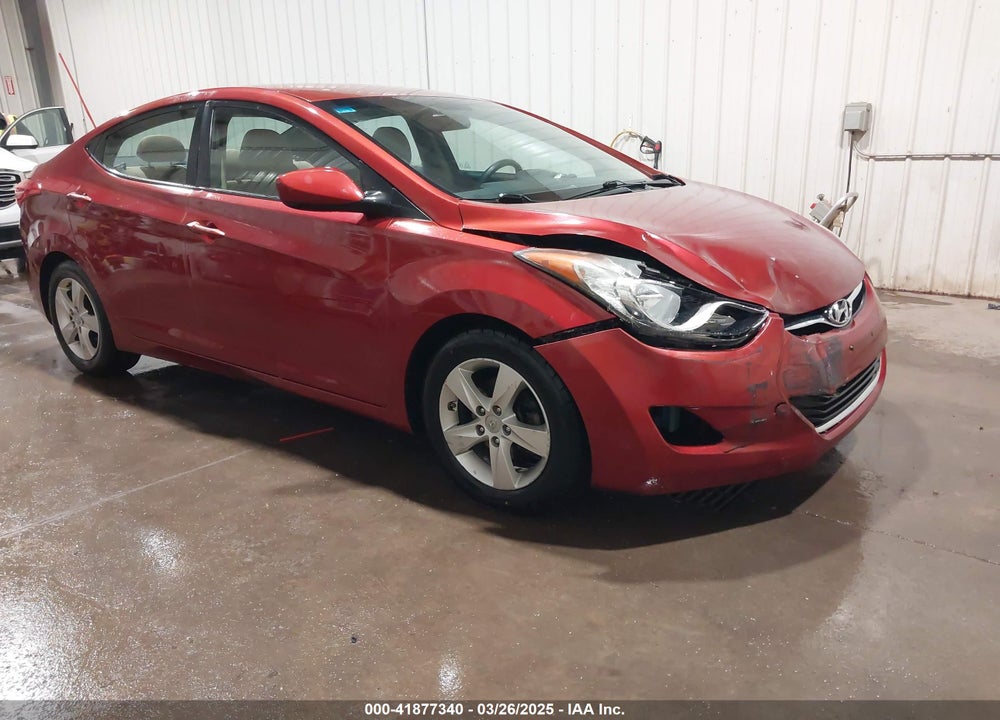 2013 HYUNDAI ELANTRA GLS VIN: 5NPDH4AE2DH262574