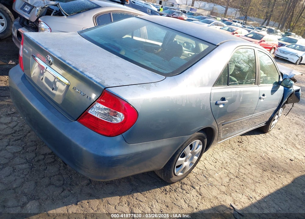 2002 TOYOTA CAMRY LE VIN: 4T1BE32K42U527394