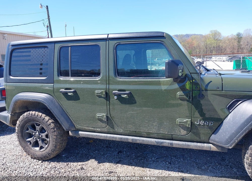 2021 JEEP WRANGLER UNLIMITED WILLYS SPORT 4X4 VIN: 1C4HJXDG5MW804748