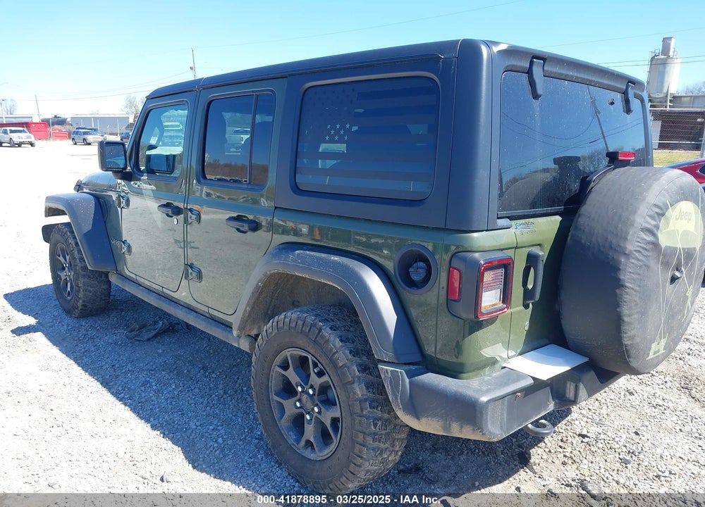2021 JEEP WRANGLER UNLIMITED WILLYS SPORT 4X4 VIN: 1C4HJXDG5MW804748