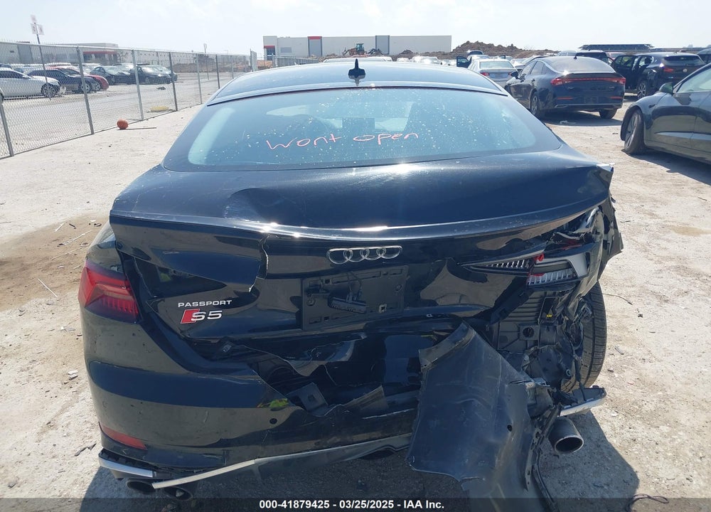 2018 AUDI S5 3.0T PREMIUM PLUS VIN: WAUC4CF58JA071848