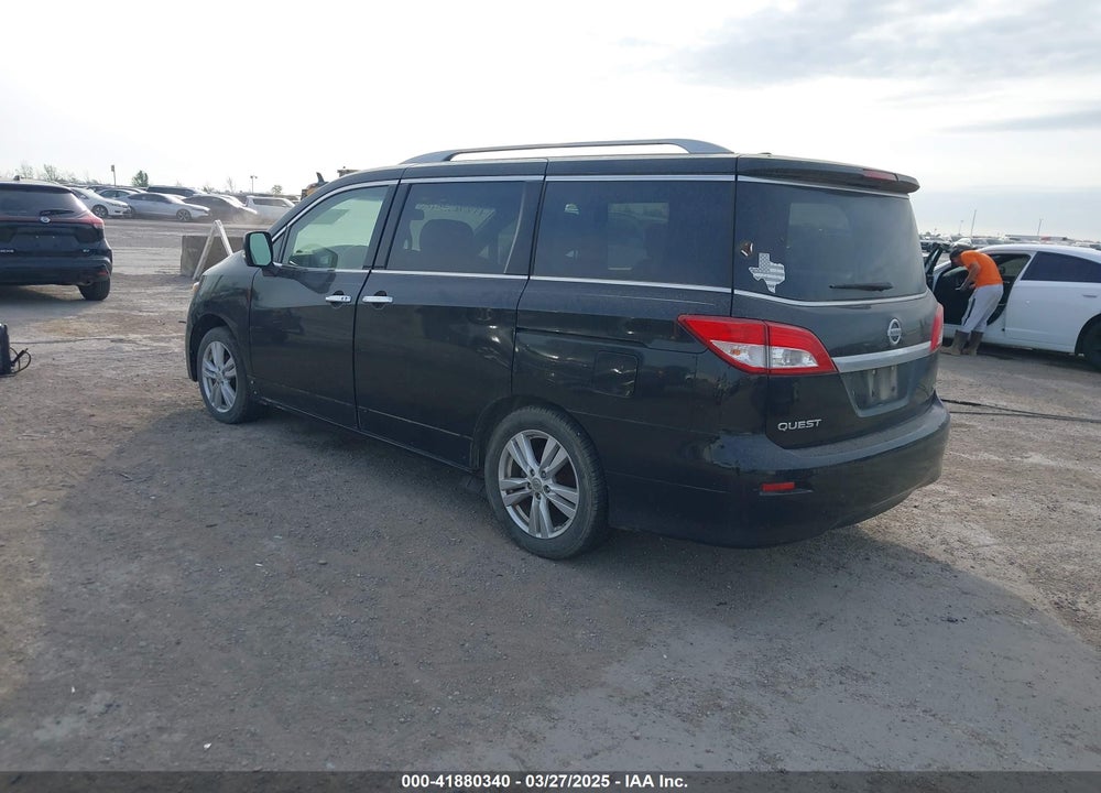 2012 NISSAN QUEST SL VIN: JN8AE2KP7C9034355