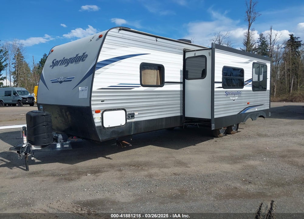 2019 KEYSTONE SPRINGDALE SSR 282 B VIN: 4YDT28225KG102857