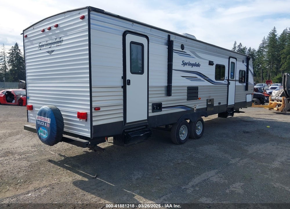 2019 KEYSTONE SPRINGDALE SSR 282 B VIN: 4YDT28225KG102857
