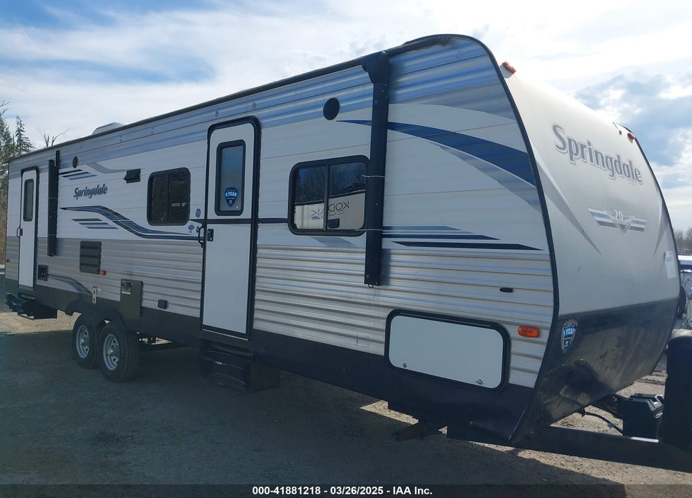 2019 KEYSTONE SPRINGDALE SSR 282 B VIN: 4YDT28225KG102857