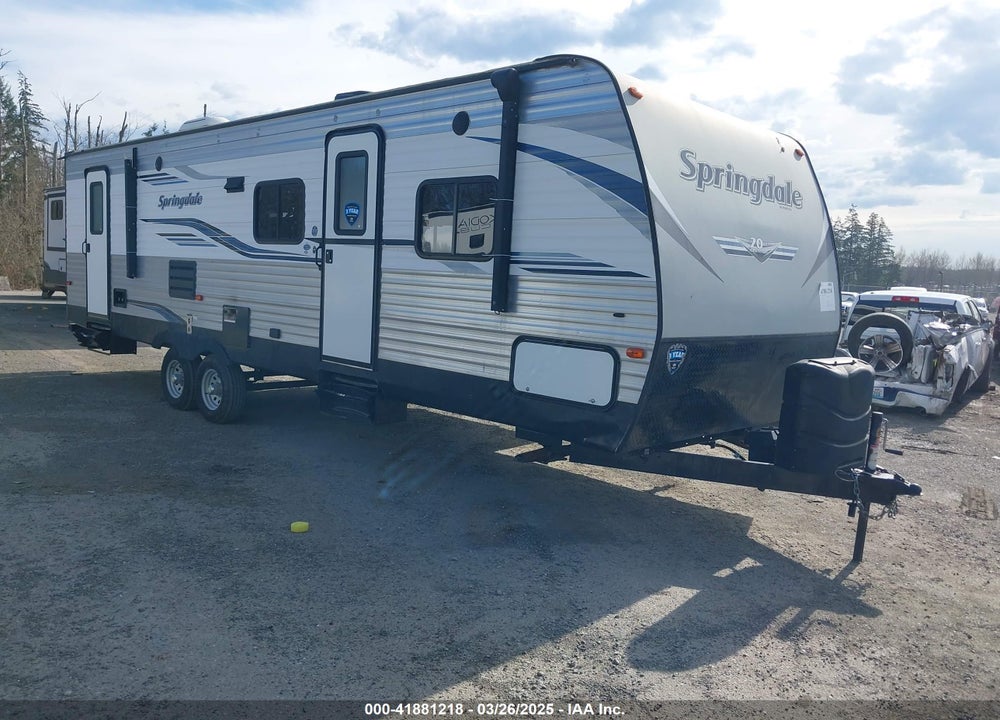 2019 KEYSTONE SPRINGDALE SSR 282 B VIN: 4YDT28225KG102857