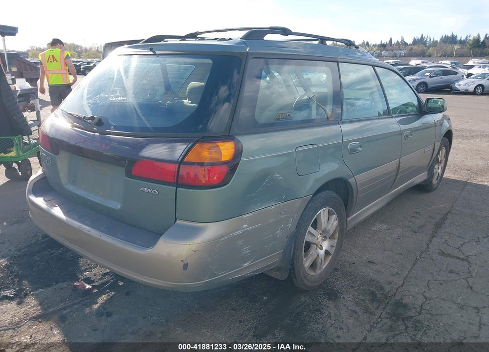 2004 SUBARU OUTBACK H6-3.0 W/35TH ANNIVERSARY EDITION VIN: 4S3BH815147602509