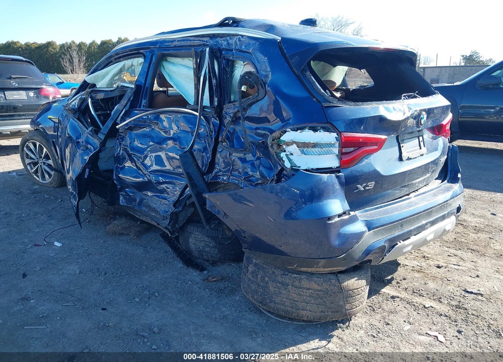 2019 BMW X3 XDRIVE30I VIN: 5UXTR9C53KLE16609