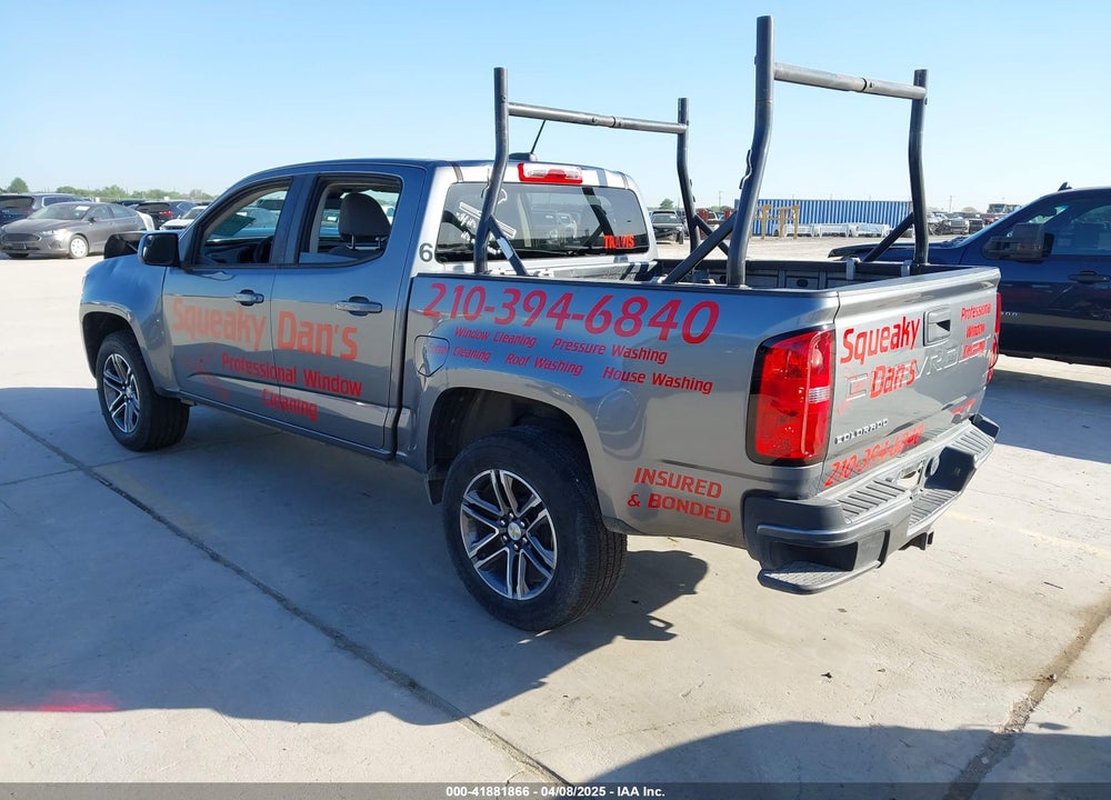 2021 CHEVROLET COLORADO VIN: 1GCGSBEA4M1109275