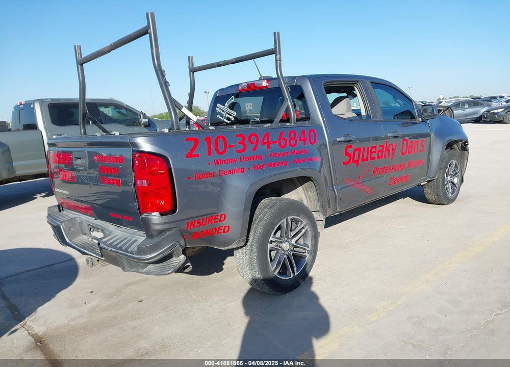 2021 CHEVROLET COLORADO VIN: 1GCGSBEA4M1109275