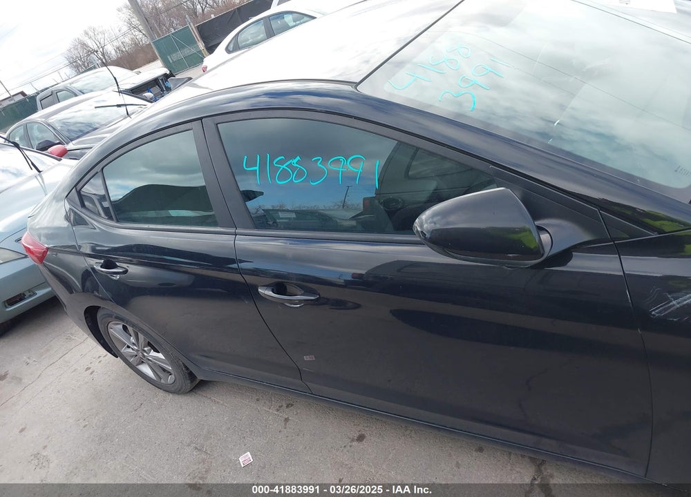2018 HYUNDAI ELANTRA VIN: KMHD84LF6JU493349