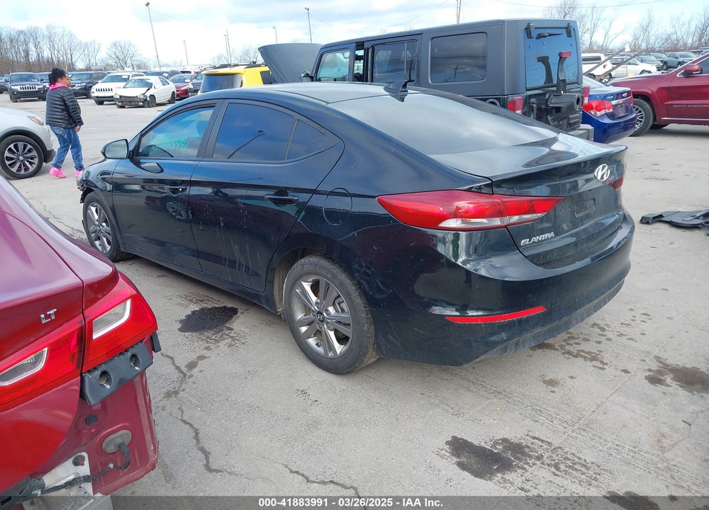 2018 HYUNDAI ELANTRA VIN: KMHD84LF6JU493349
