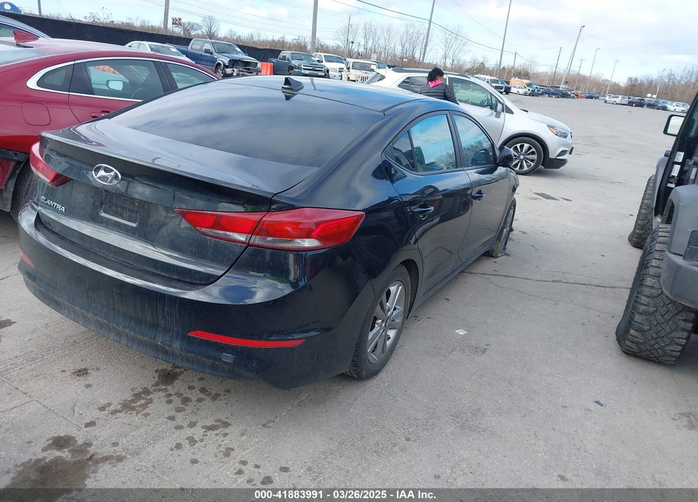 2018 HYUNDAI ELANTRA VIN: KMHD84LF6JU493349
