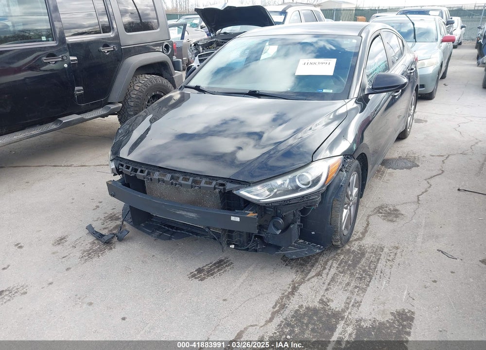 2018 HYUNDAI ELANTRA VIN: KMHD84LF6JU493349
