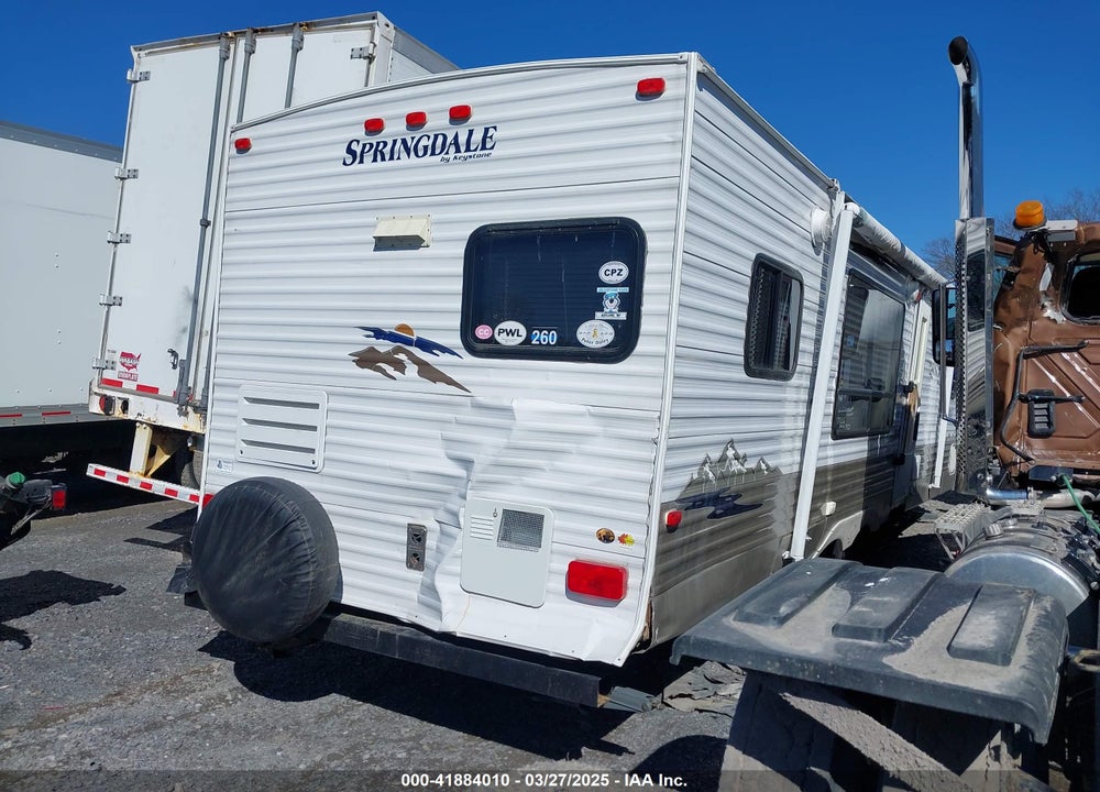 2008 KEYSTONE RV SPRINGDALE VIN: 4YDT2912183103754
