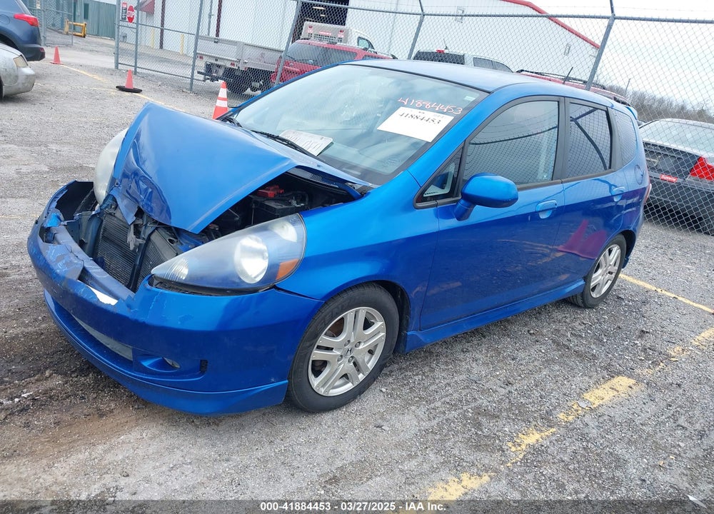 2007 HONDA FIT SPORT VIN: JHMGD38607S064002