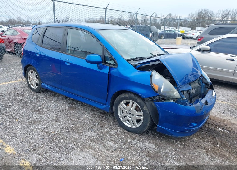 2007 HONDA FIT SPORT VIN: JHMGD38607S064002