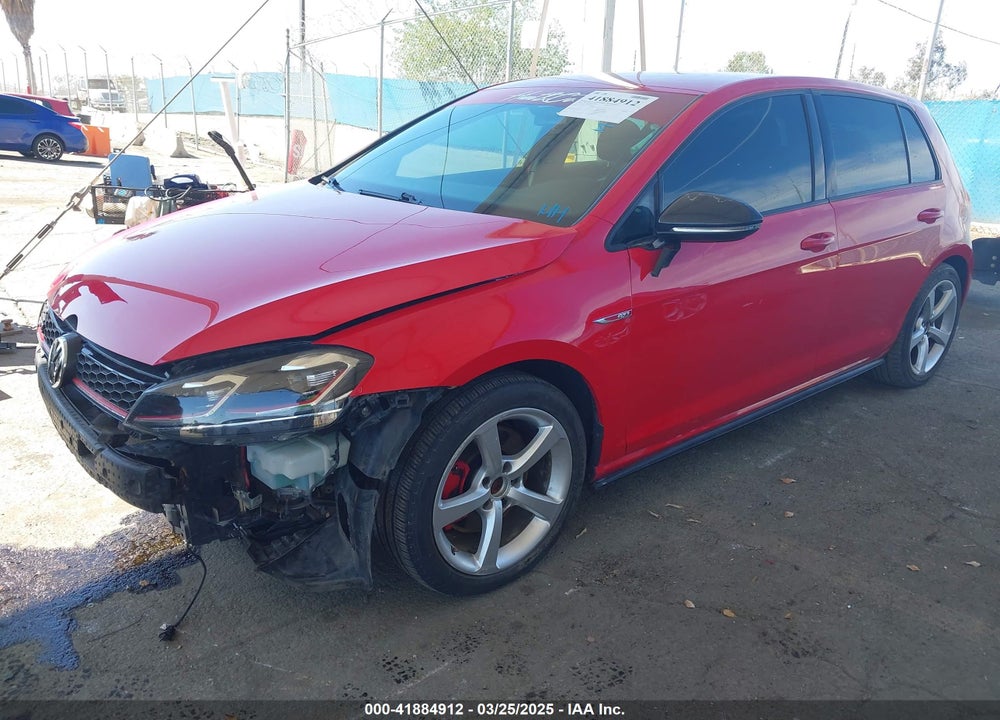 2016 VOLKSWAGEN GOLF VIN: 3VW4T7AU7GM044892