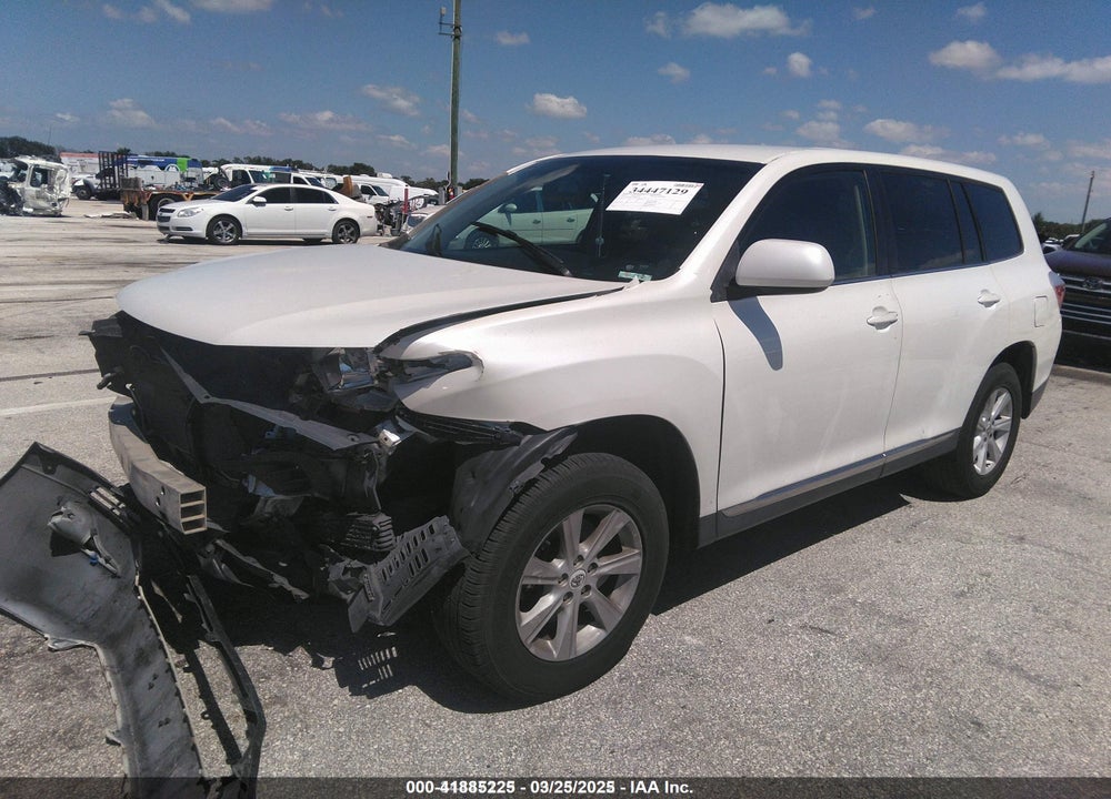 2013 TOYOTA HIGHLANDER VIN: 5TDZK3EH2DS097139