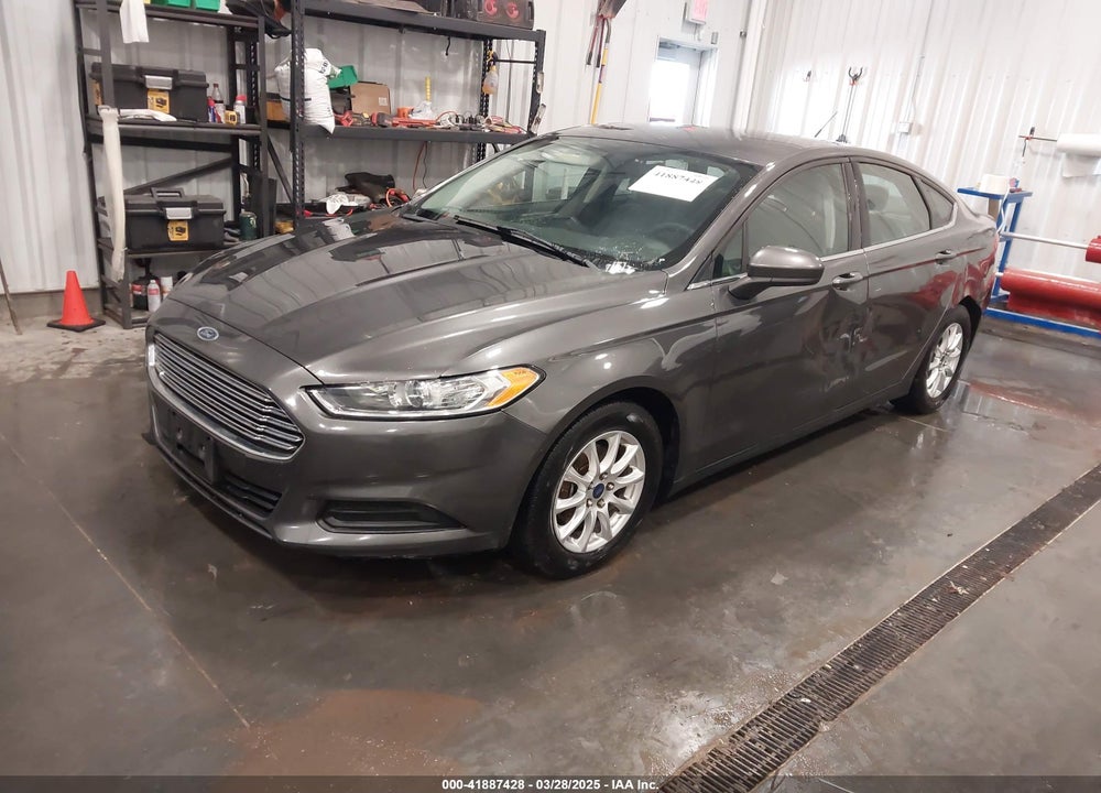 2016 FORD FUSION S VIN: 3FA6P0G79GR221363